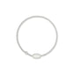 Kendra Scott Grayson Stretch Ivory Mother of Pearl Glass Bracelet, Silver