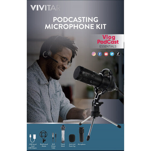 Podcast & Vlog Microphone Kit