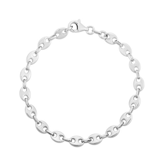 Puffed Mariner Chain Bracelet
