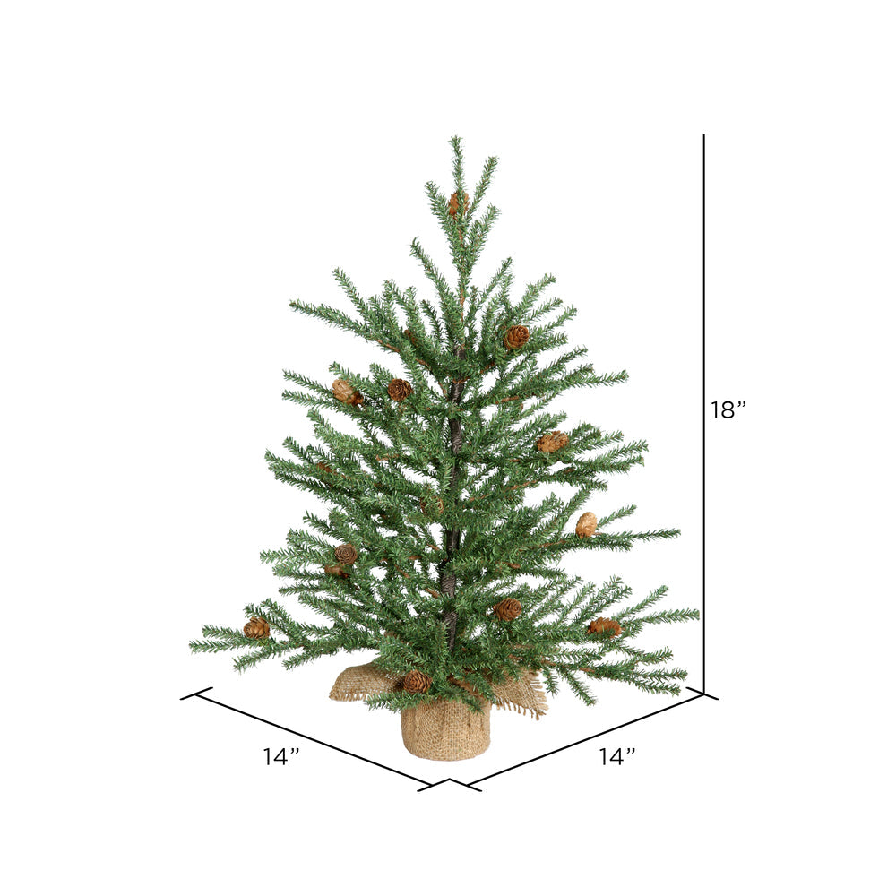 Mini Carmel Pine Artificial Tree, 18"