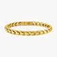 Bulova Signature Gold Tone Stainless Steel Link Bracelet