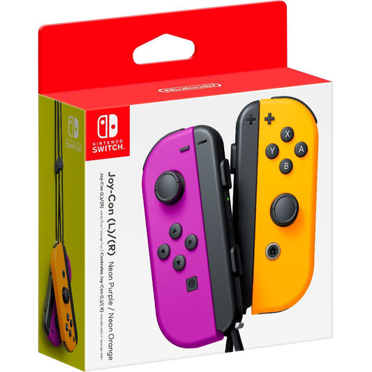 Nintendo Wireless Controllers for Switch, Neon Purple / Neon Orange
