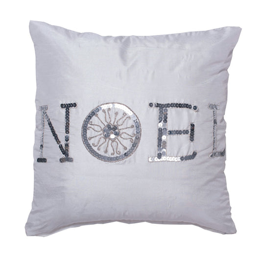 Noel Sequin & Silk Pillow