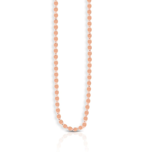 Rose 14K Mirror Chain Necklace, 2.2 mm