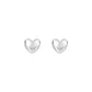 14K Small Heart Earrings